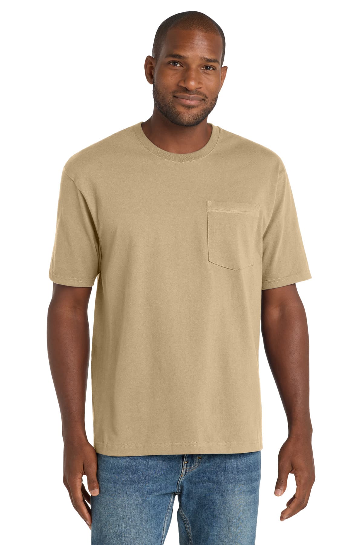 CornerStone ® Workwear Pocket Tee — Tan