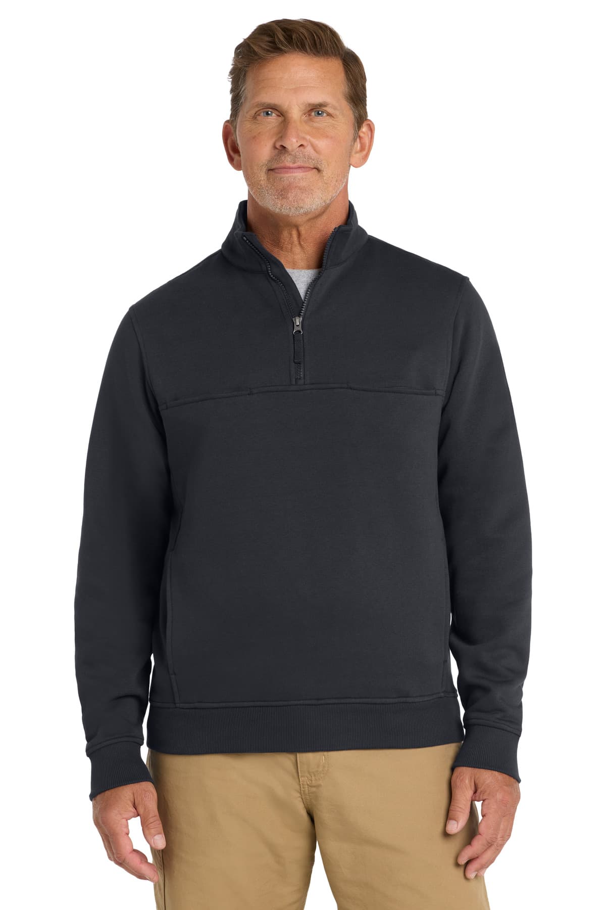 CornerStone ® 1/2-Zip Job Shirt — Dark Navy