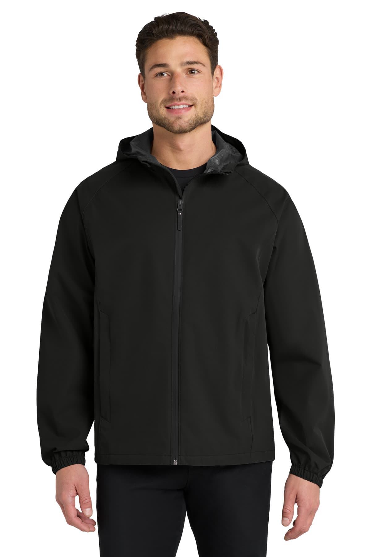 Port Authority ® Essential Rain Jacket — Deep Black