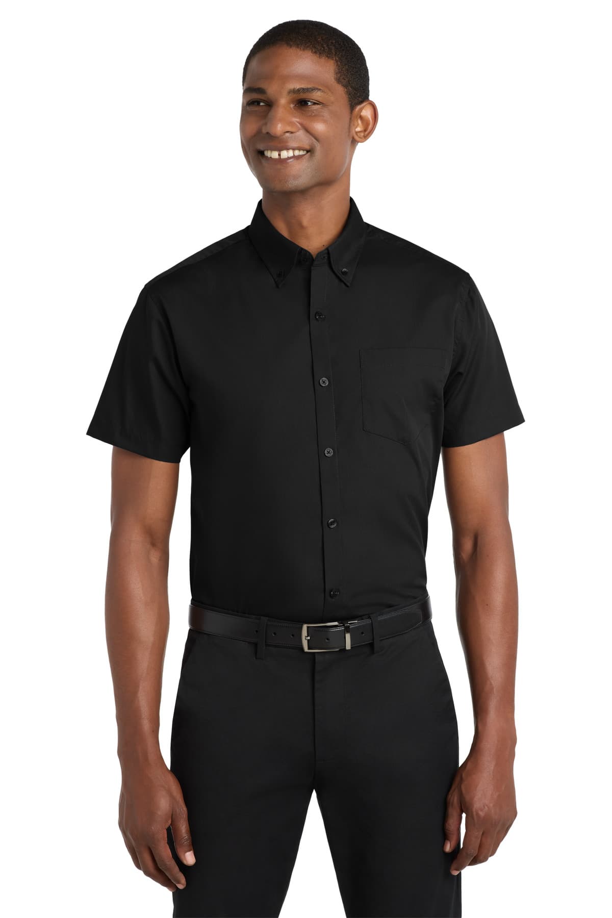 Port Authority ® Short Sleeve Carefree Poplin Shirt