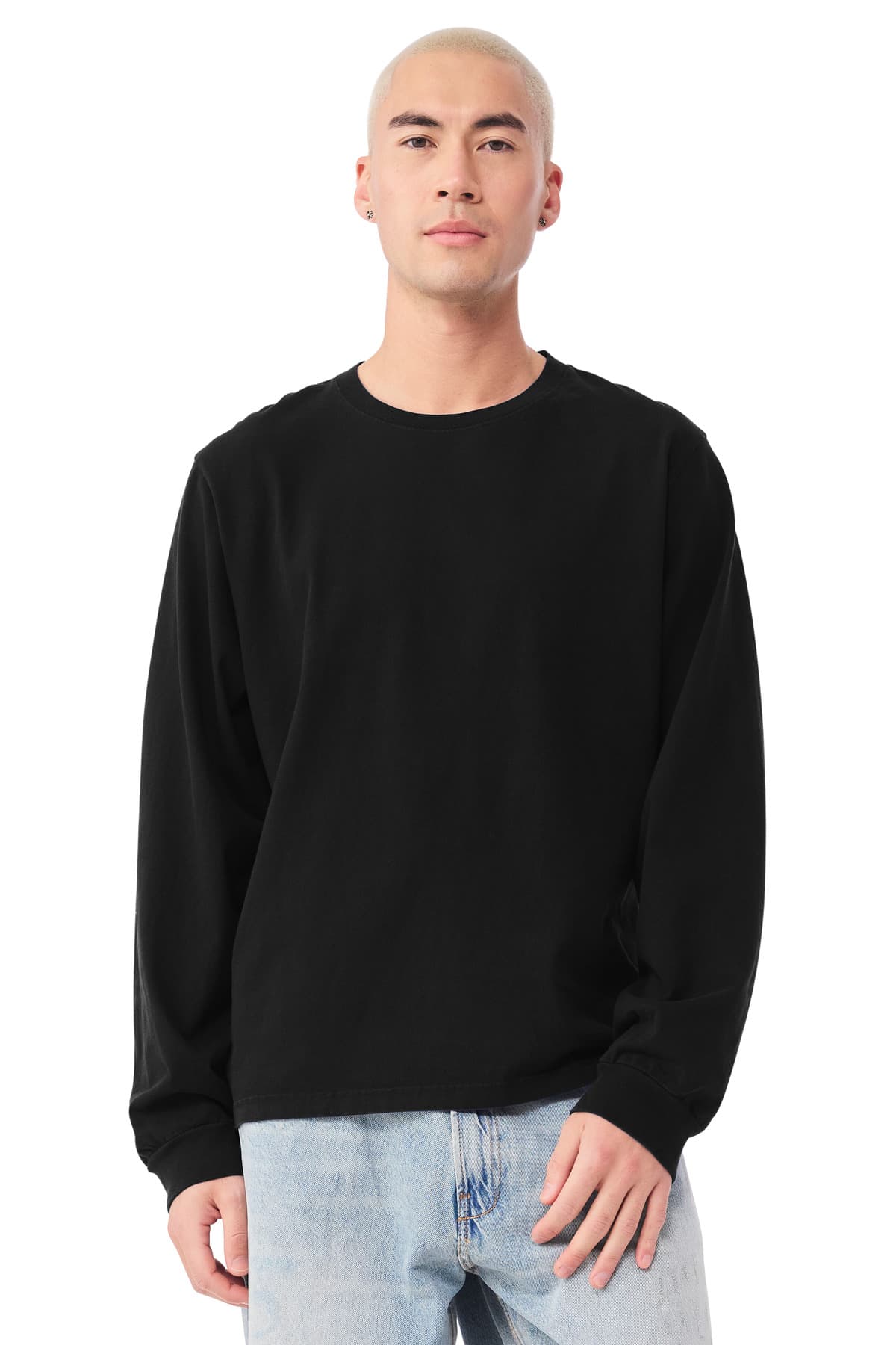 BELLA+CANVAS ® Unisex Heavyweight Garment-Dyed Long Sleeve Tee