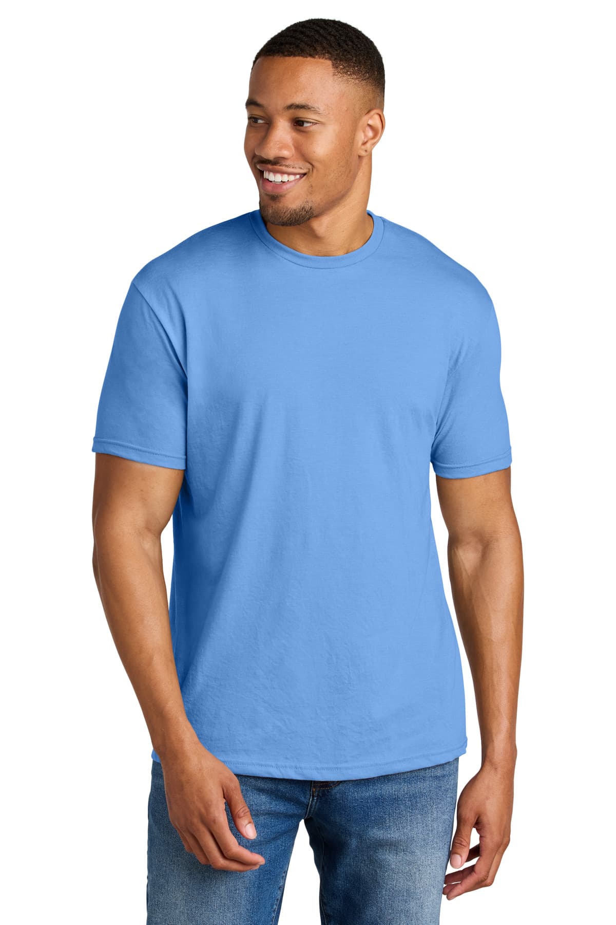 Gildan ® Softstyle ® CVC Tee — Carolina Blue Mist