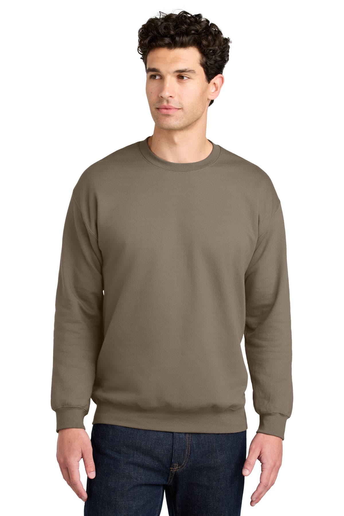 Gildan ® Softstyle ® Crewneck Sweatshirt — Brown Savana