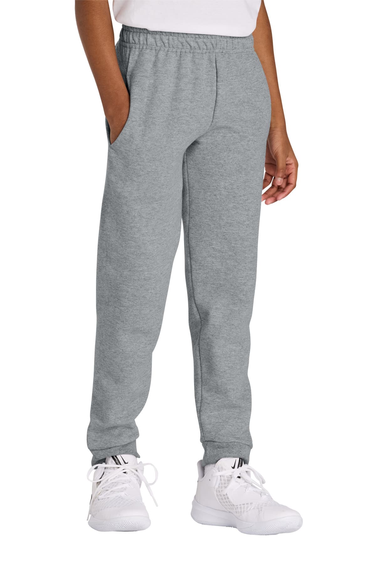 Jerzees ® Youth NuBlend ® Jogger Sweatpant — Athletic Heather