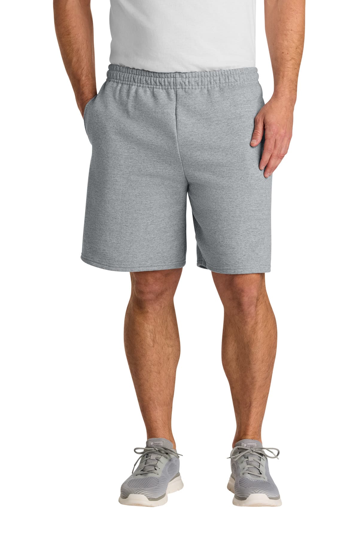 Jerzees ® Unisex NuBlend ® Pocketed Sweat Short — Athletic Heather