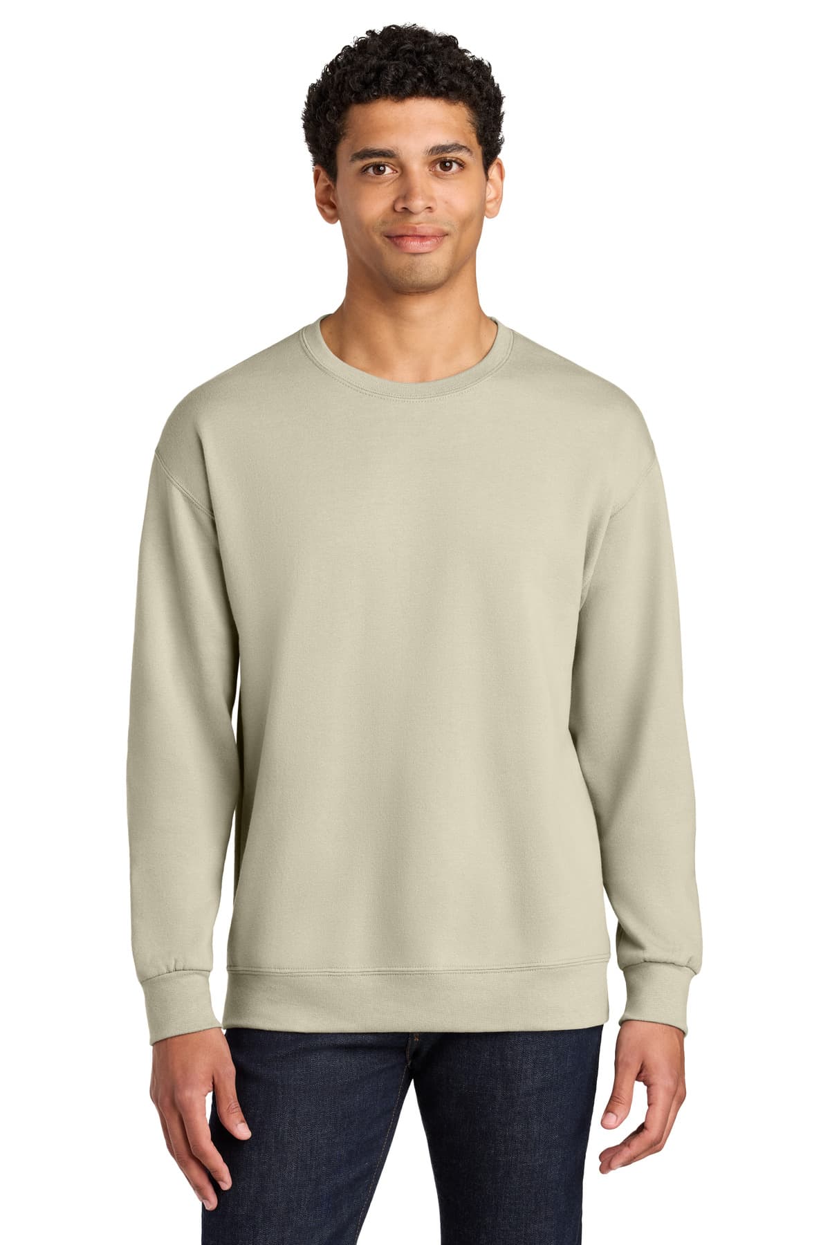 Jerzees Ultimate  Unisex CVC Ring Spun Crewneck Sweatshirt