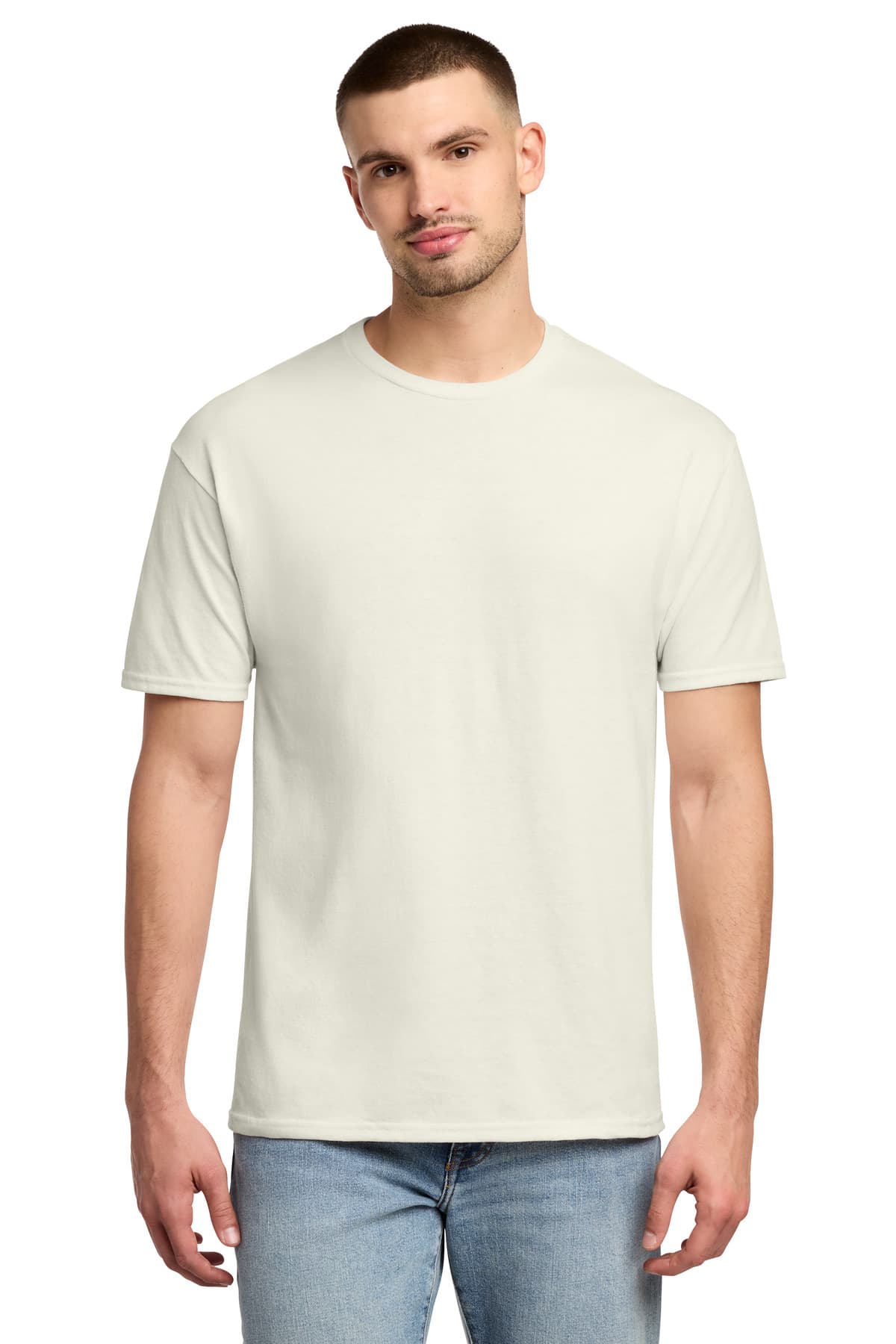 Jerzees ® - Dri-Power ® 50/50 Cotton/Poly T-Shirt — Sweet Cream Heather