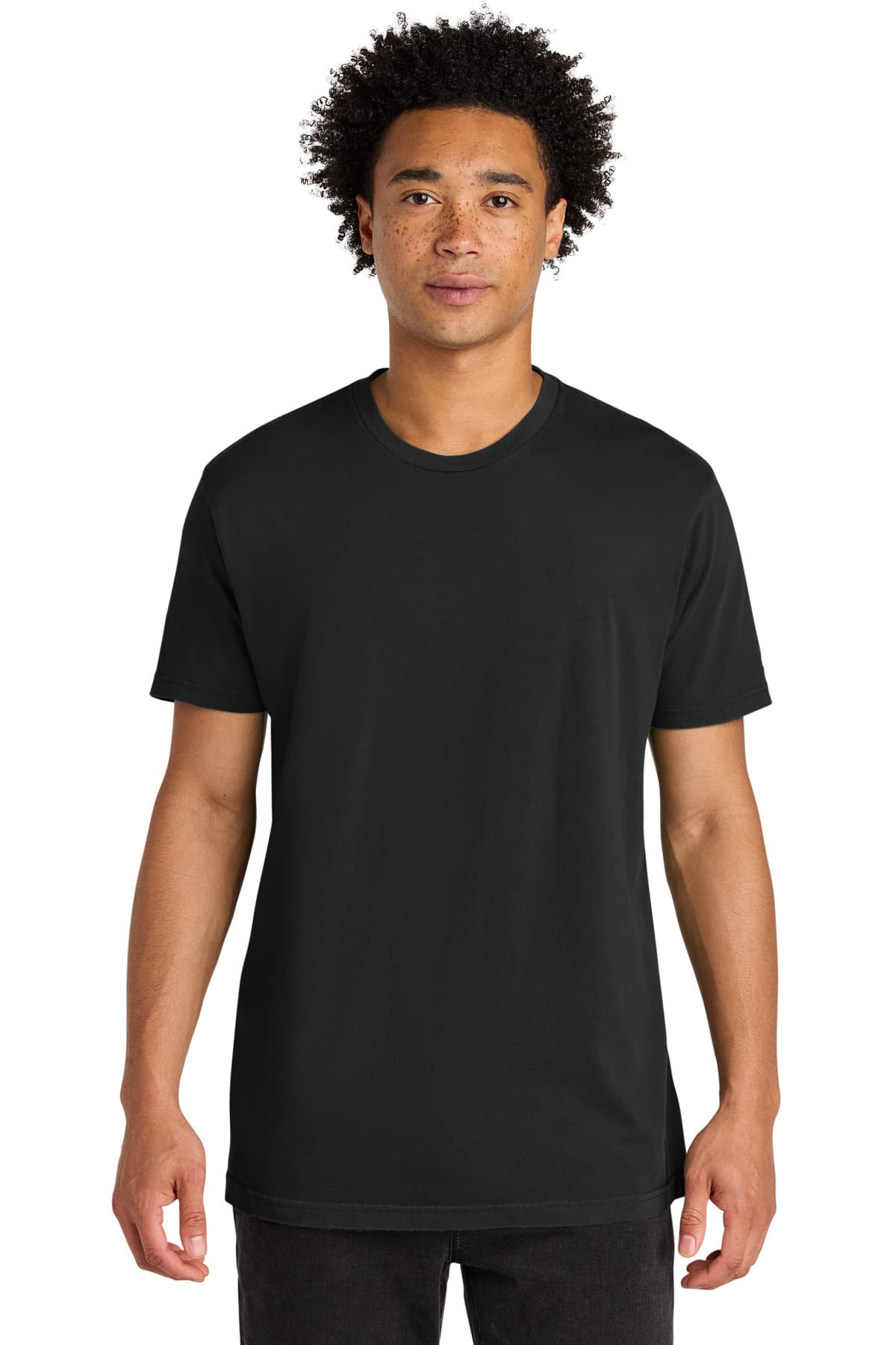 Next Level Apparel ® Soft Wash Cotton Tee — Washed Black
