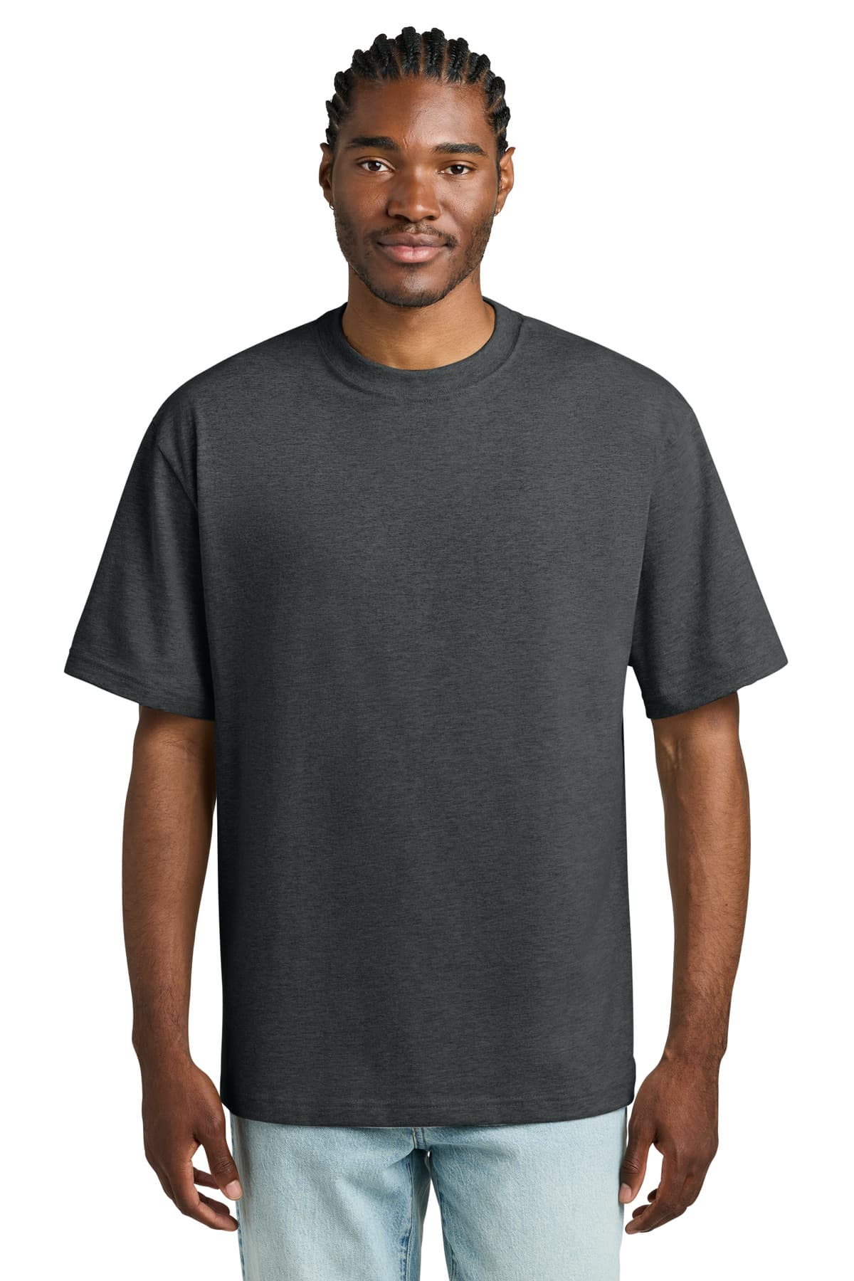 District ® Heavyweight Very Important Tee ® — Heathered Charcoal