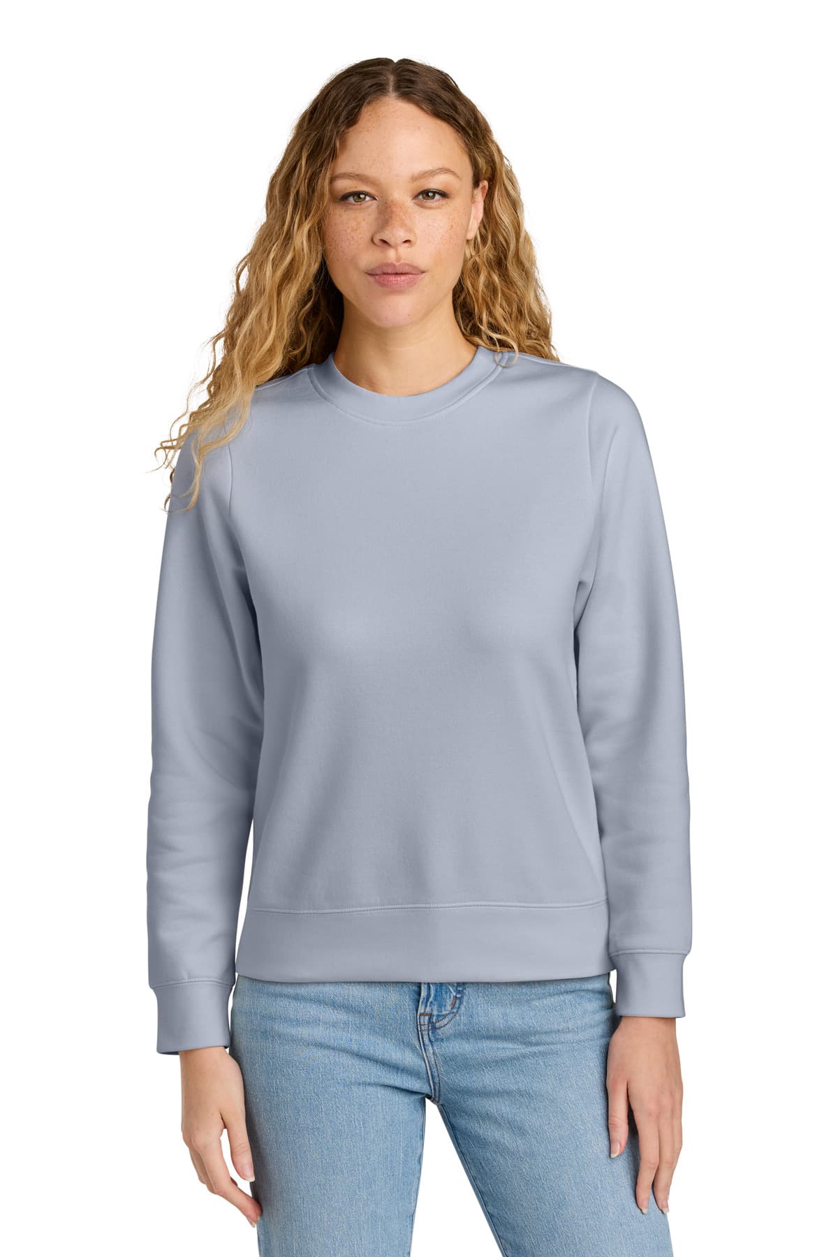 District ® Women's V.I.T.  Fleece Crew — Icelandic Purple