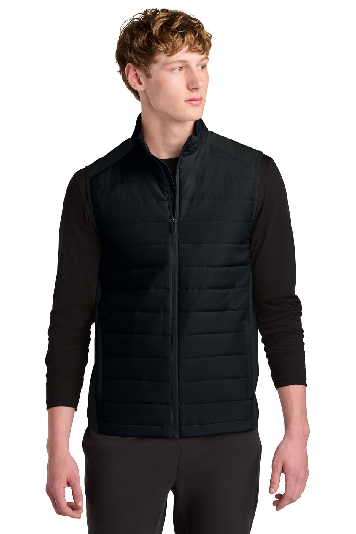 Sport-Tek ® Teknical Hybrid Vest — Black
