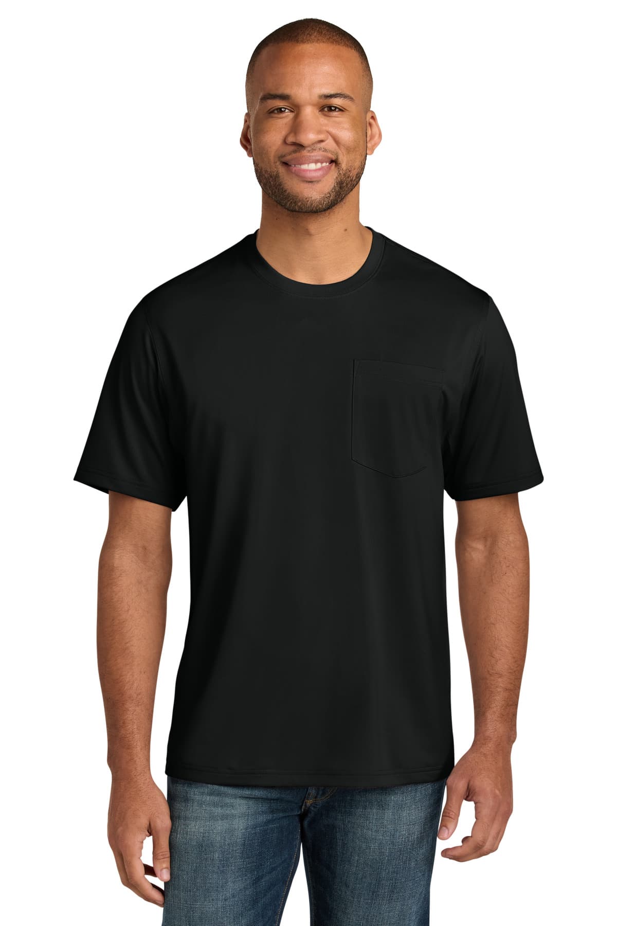 CornerStone ® Tall Workwear Pro Short Sleeve Pocket Tee — Black