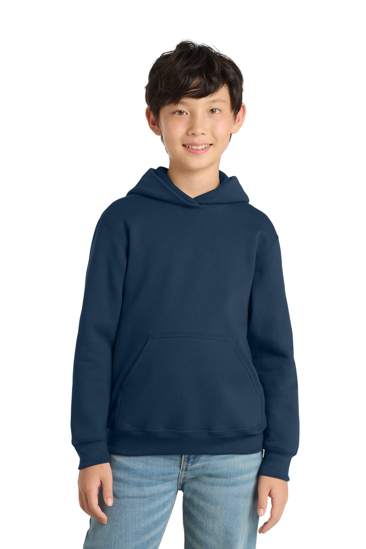 Port & Co  Youth Core Fleece Pullover Hooded Sweatshirt