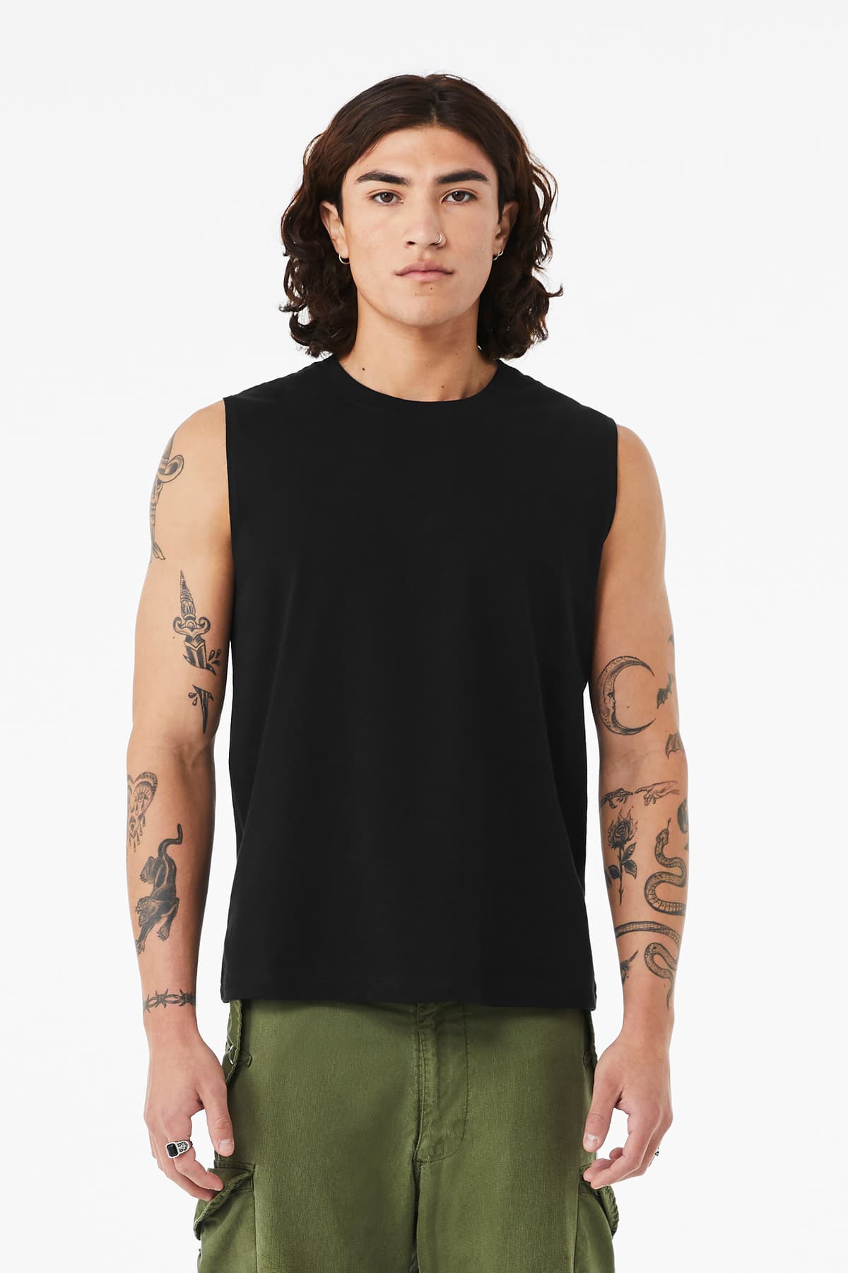 BELLA+CANVAS ® Unisex Jersey Muscle Tank — Black