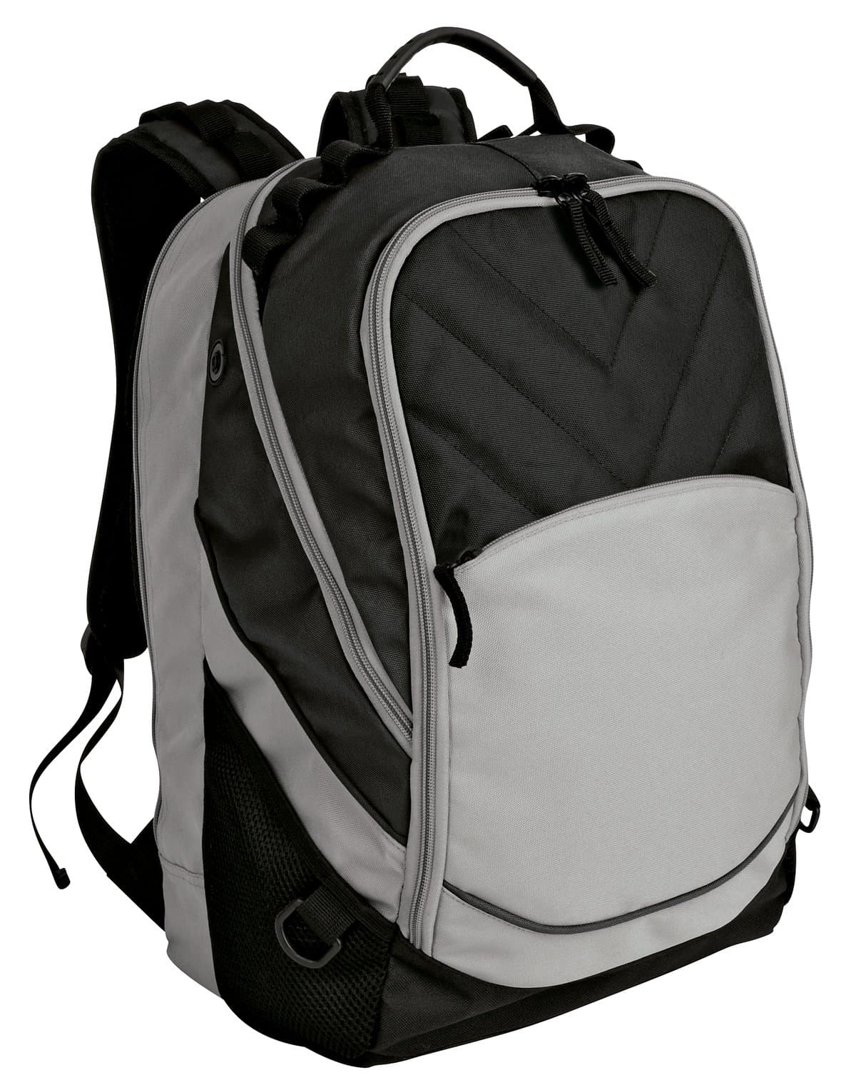 Port Authority ® Xcape Computer Backpack — Black/ Grey