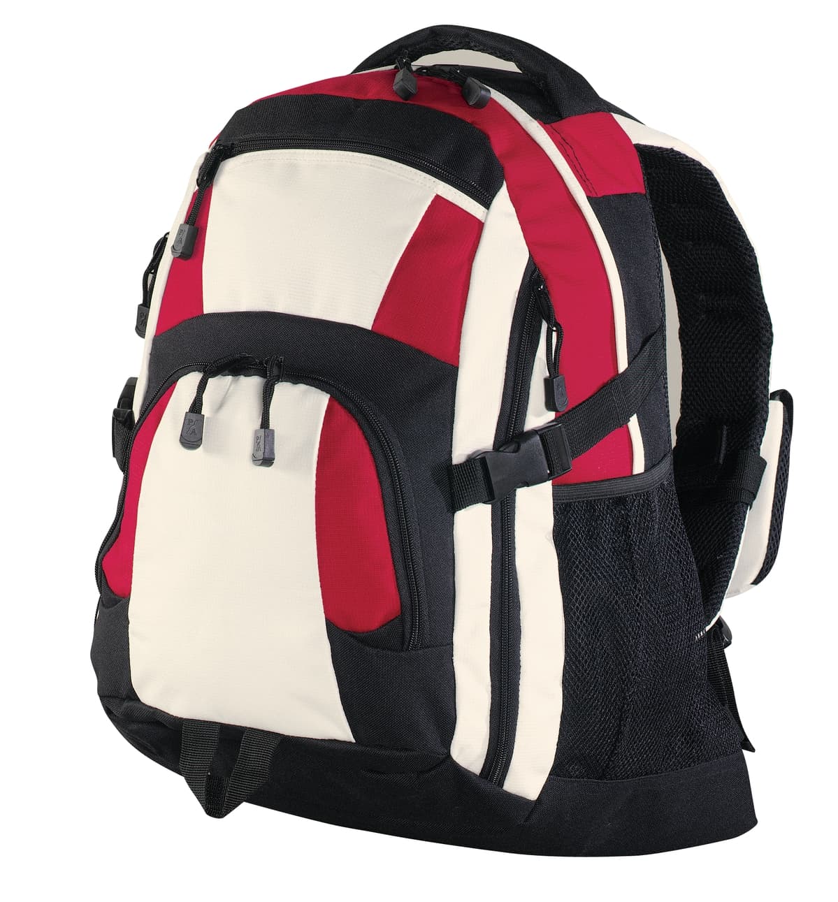 Port Authority ® Urban Backpack — Black/ Red/ Stone