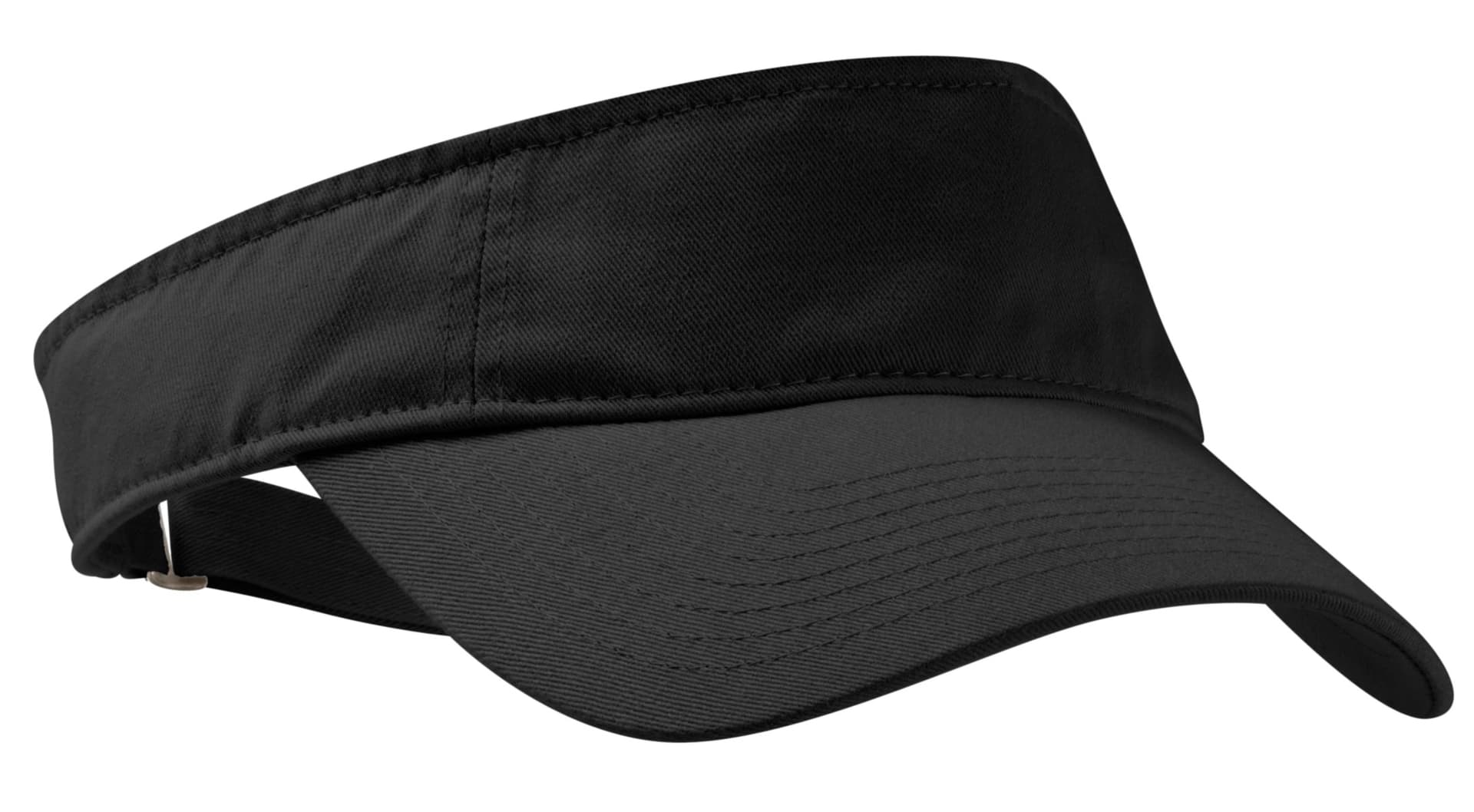 Port Authority ® Enzyme Wash Fashion Visor — Black