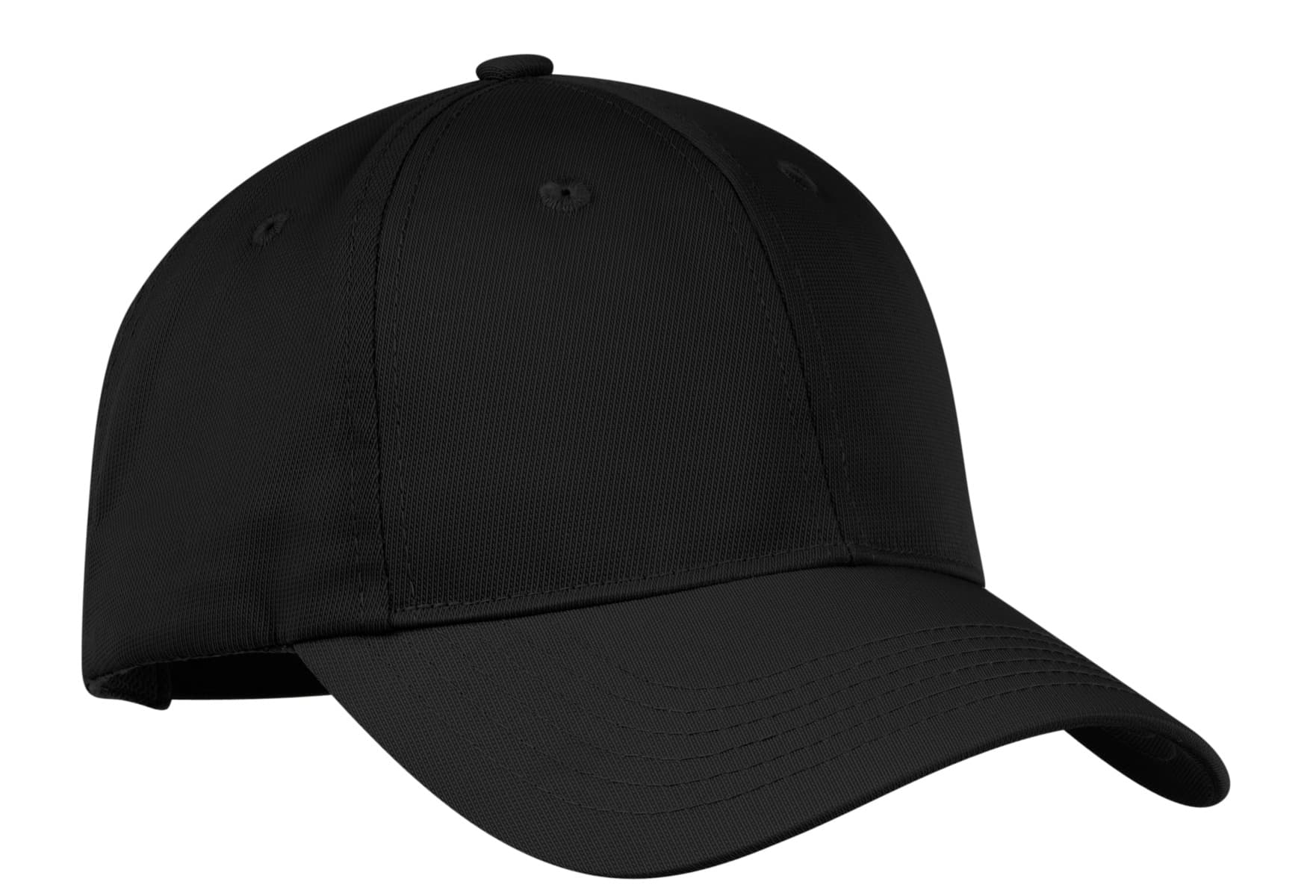 Port Authority ® Nylon Twill Performance Cap — Black