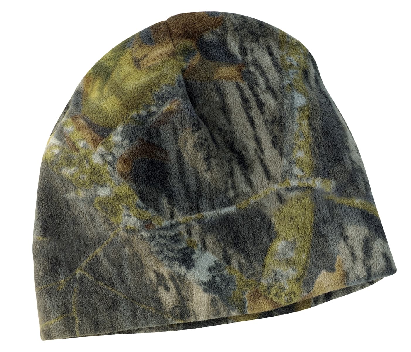 Port Authority ® Camouflage Fleece Beanie — Mossy Oak New Break-Up