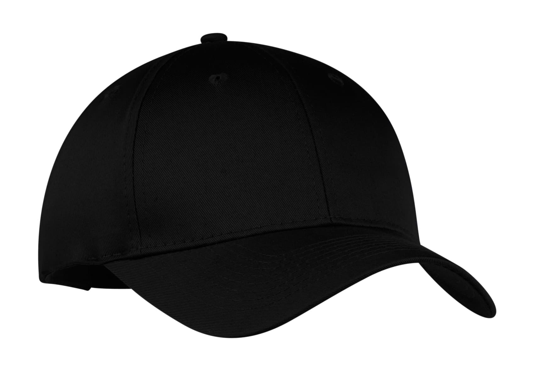 Port Authority ® Six-Panel Twill Cap — Black