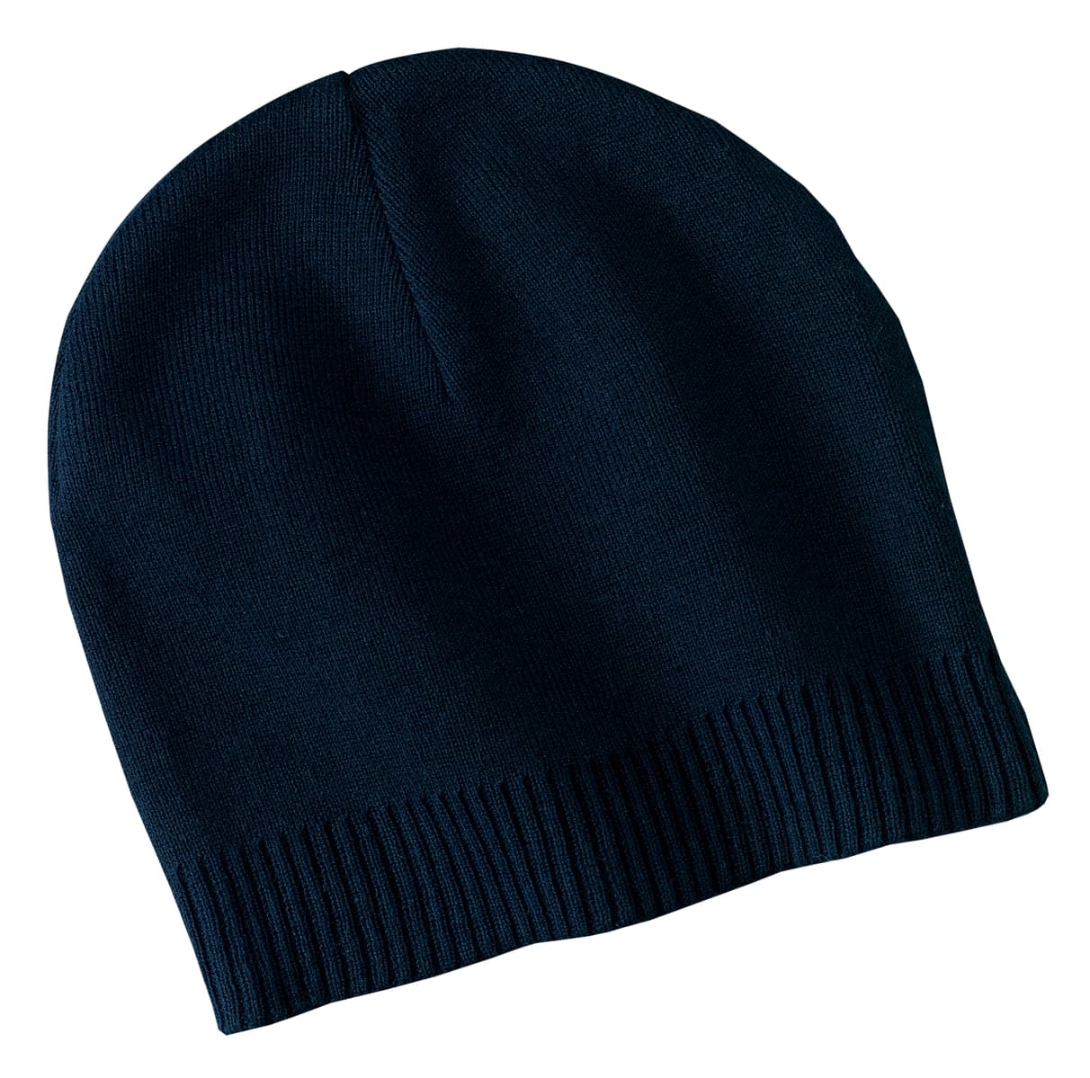 Port Authority ® 100% Cotton Beanie — Navy