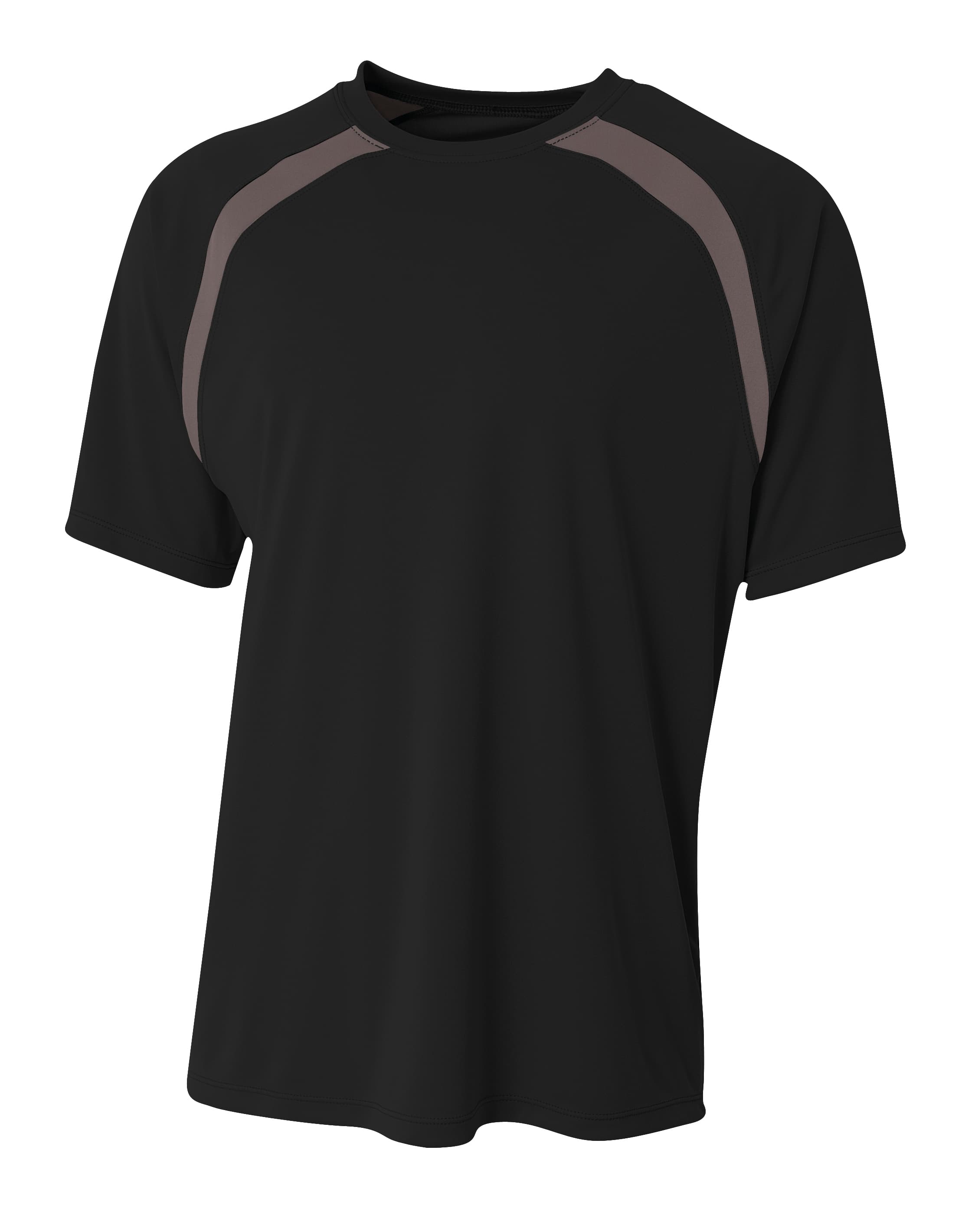 A4 Spartan Short Sleeve Color Block Crew