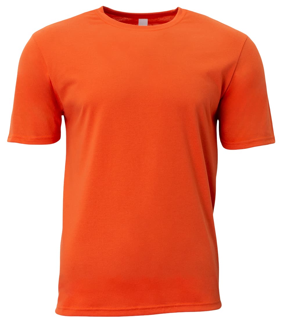 A4 Softek Short Sleeve Tee — ATHLETIC ORANGE
