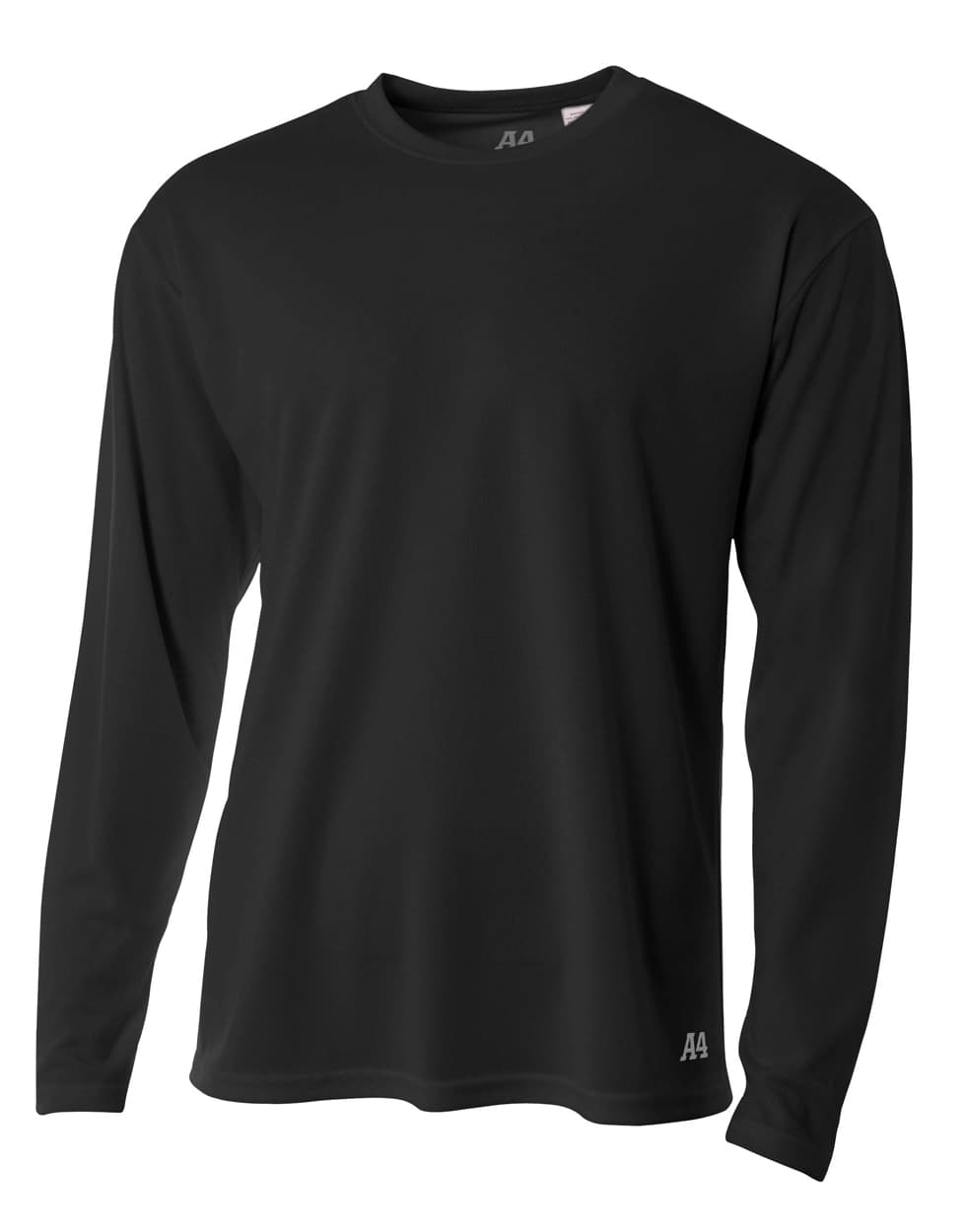 A4 Long Sleeve Birds-Eye Mesh Crew