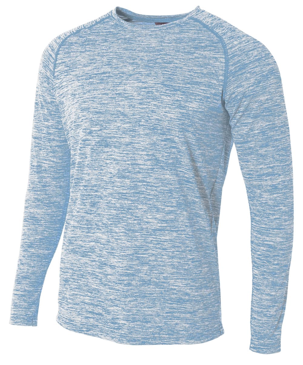 A4 Long Sleeve Raglan Space Dye