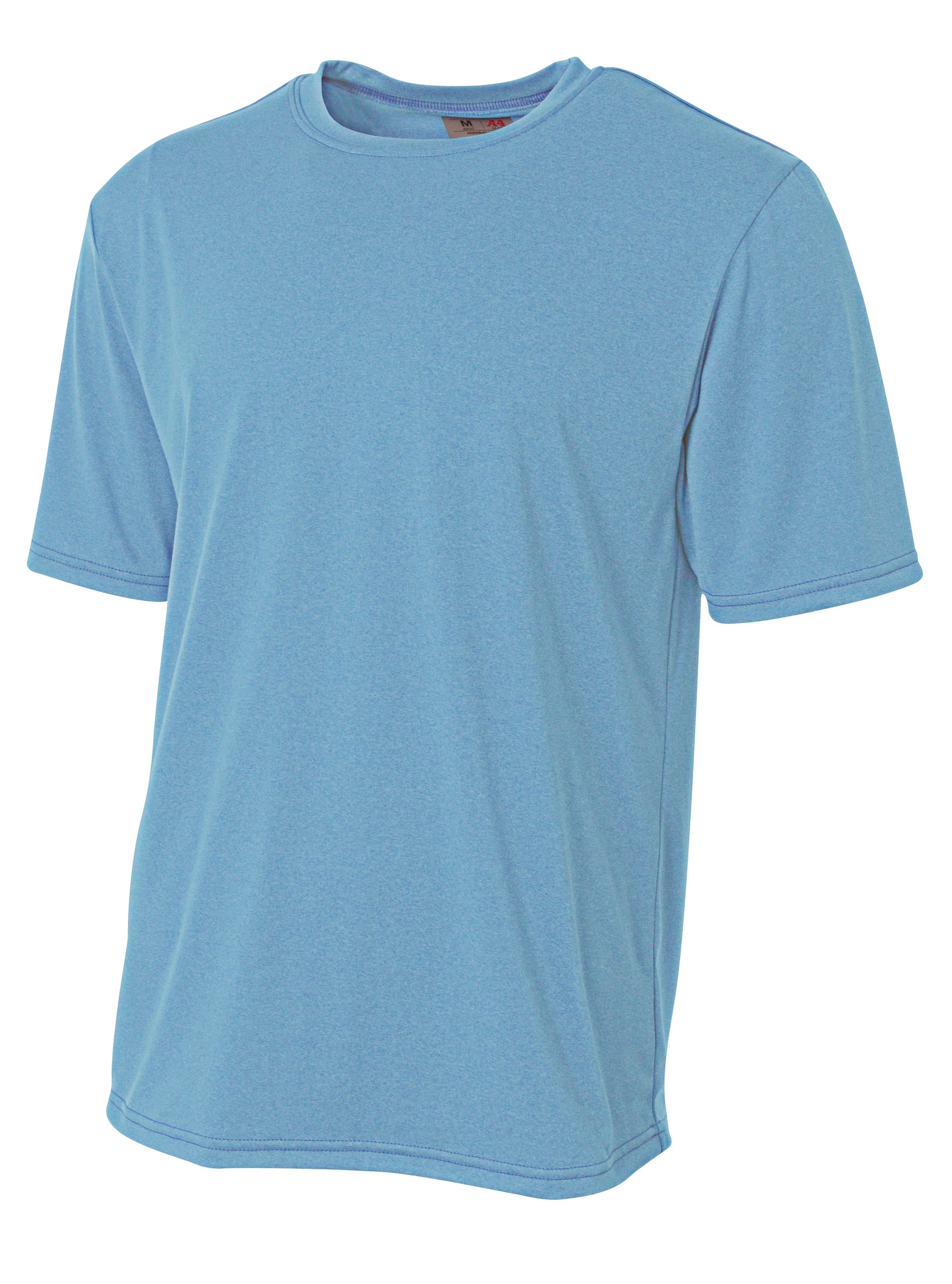 A4 Topflight Heather Tee — LTBLUE