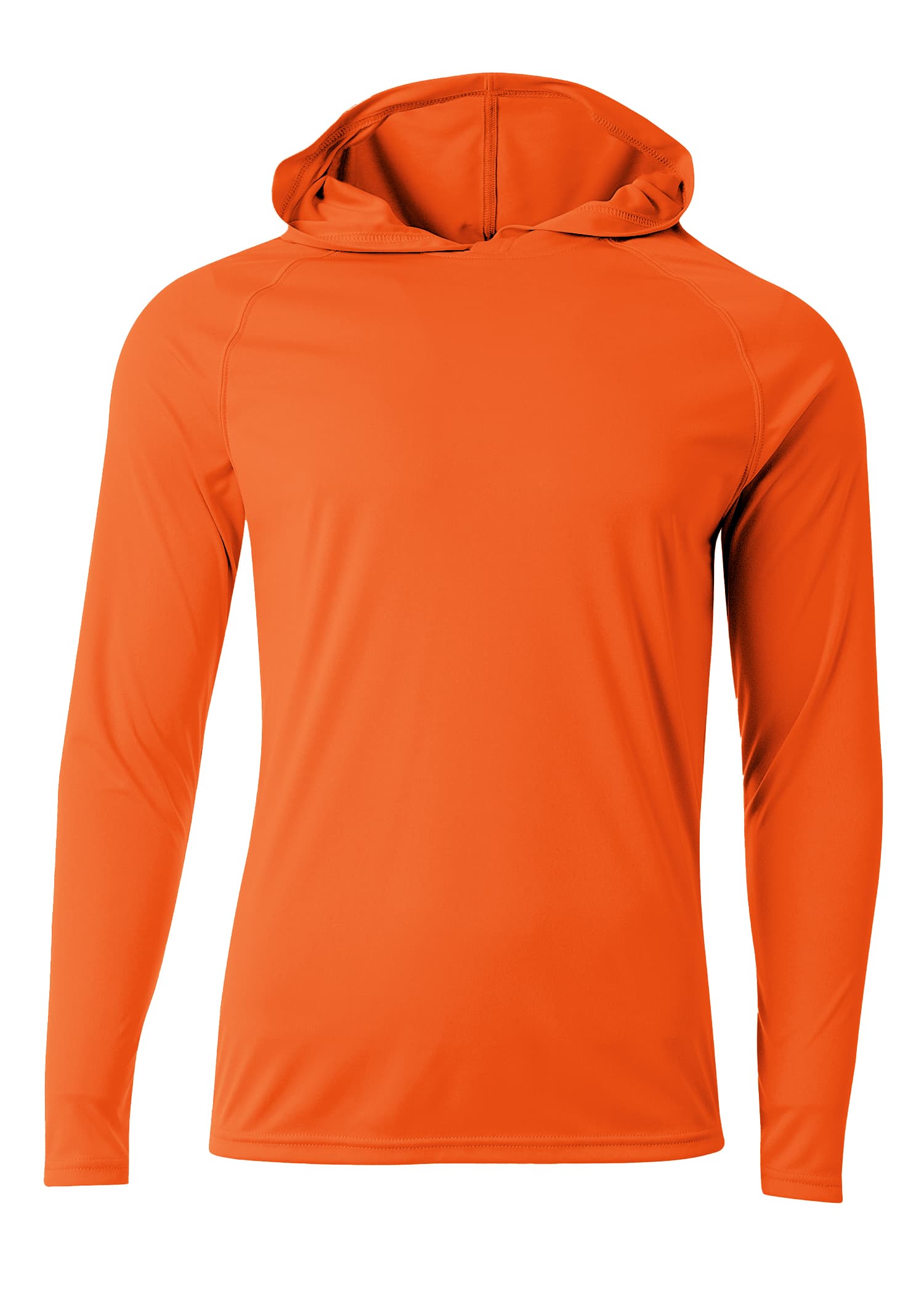 A4 Long Sleeve Hooded Tee — ATHLETIC ORANGE 2011