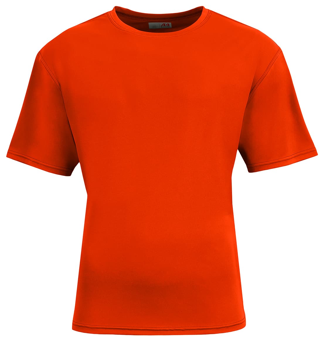 A4 AirFlex Short Sleeve Crew — ATHLETIC ORANGE