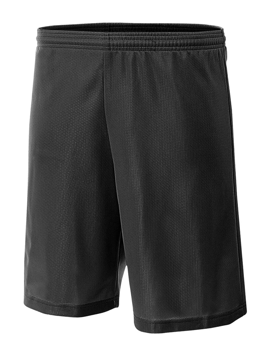 A4 Lined Micromesh Short — BLACK