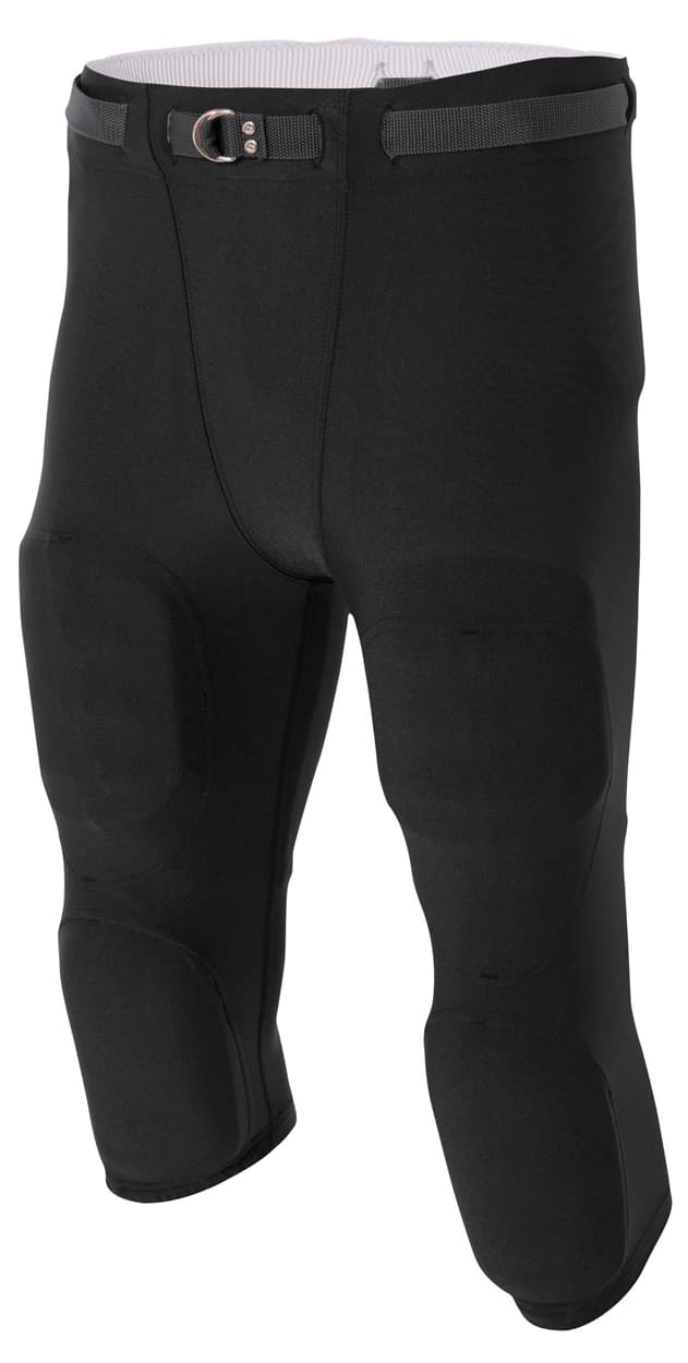 A4 Flyless Football Pant — BLACK