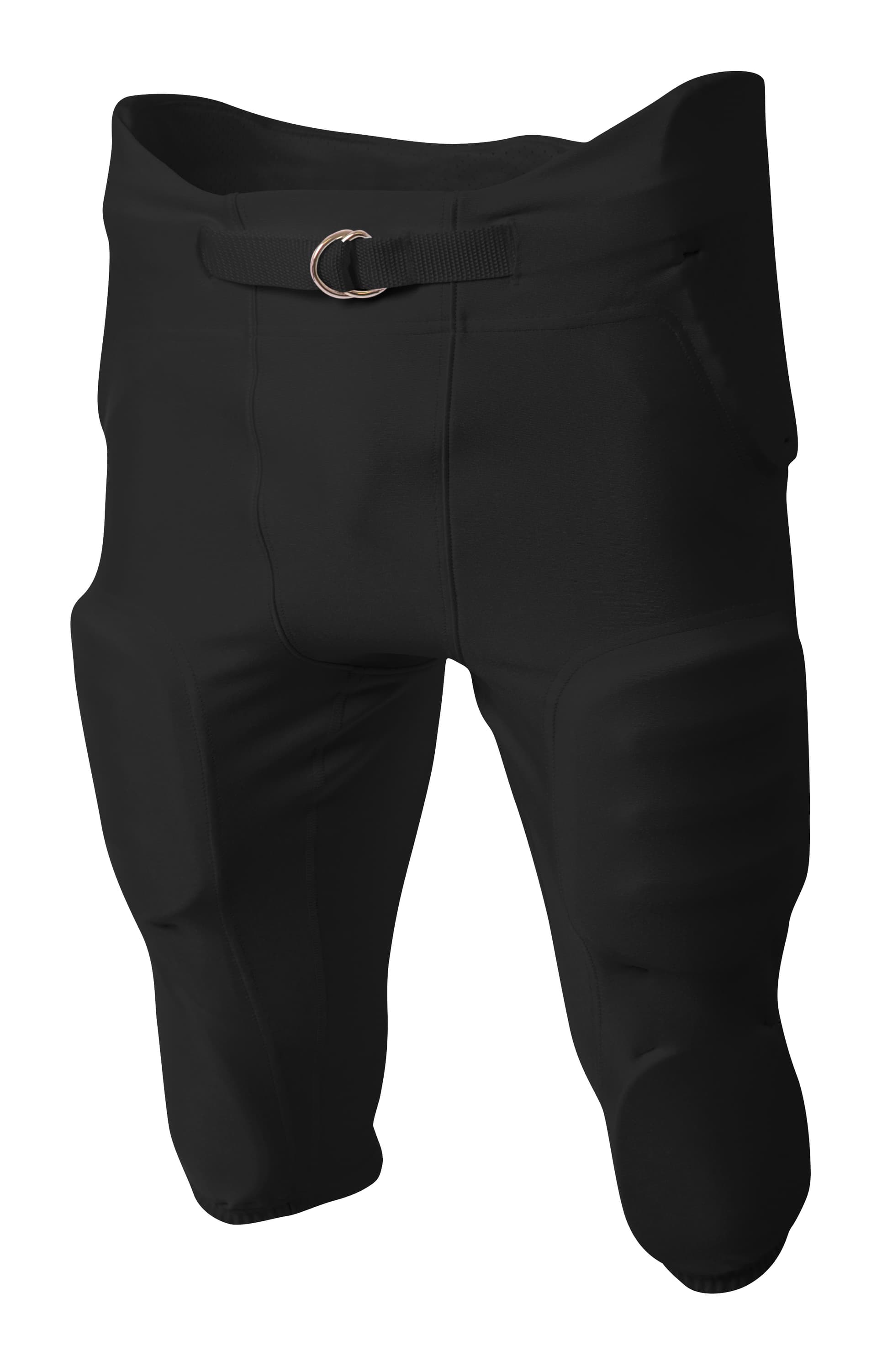 A4 Integrated Zone Football Pant — BLACK