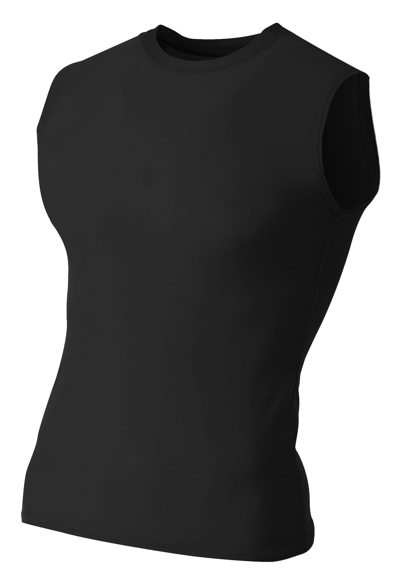 A4 Youth Compression Muscle — BLACK