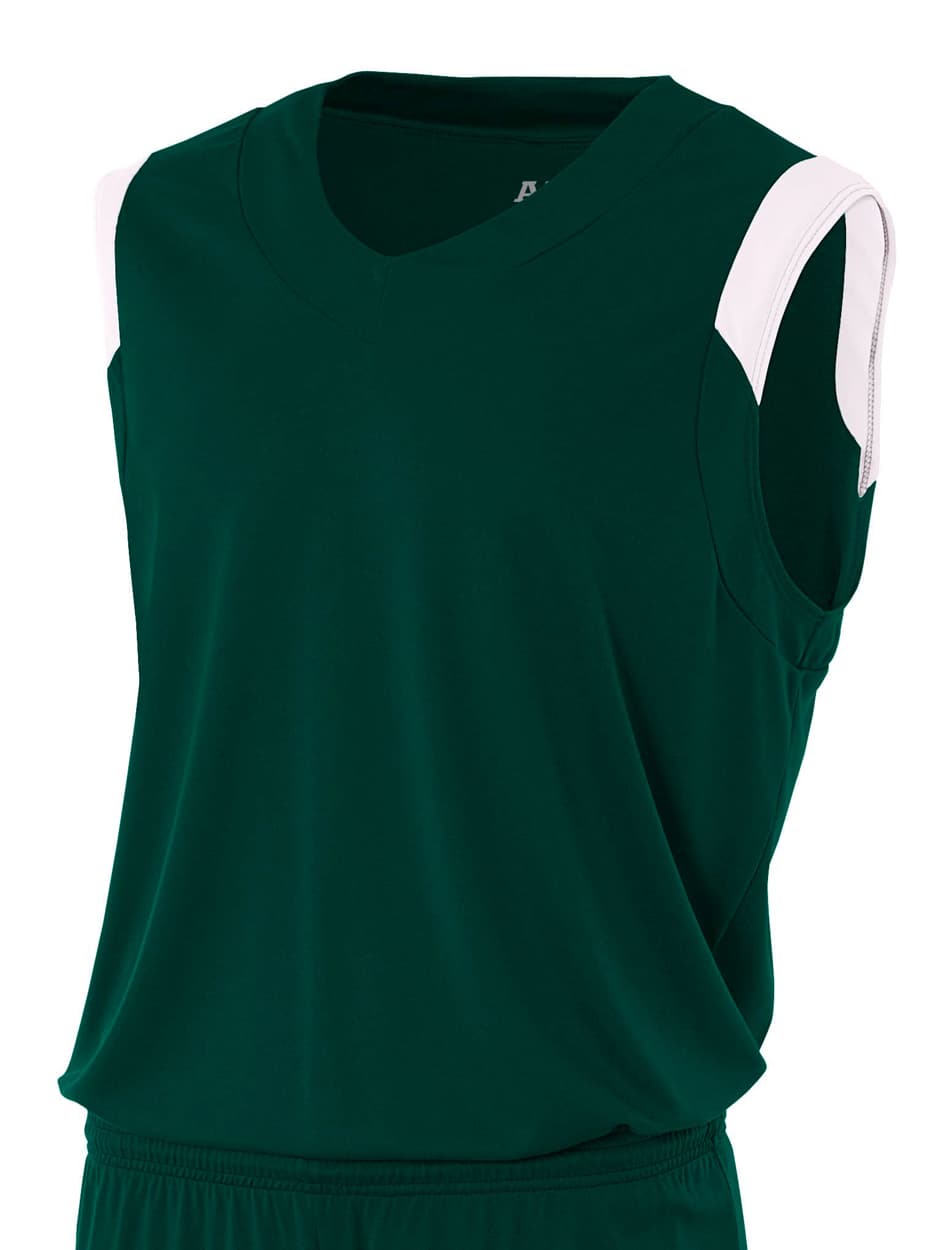 A4 Moisture Management V-Neck Muscle