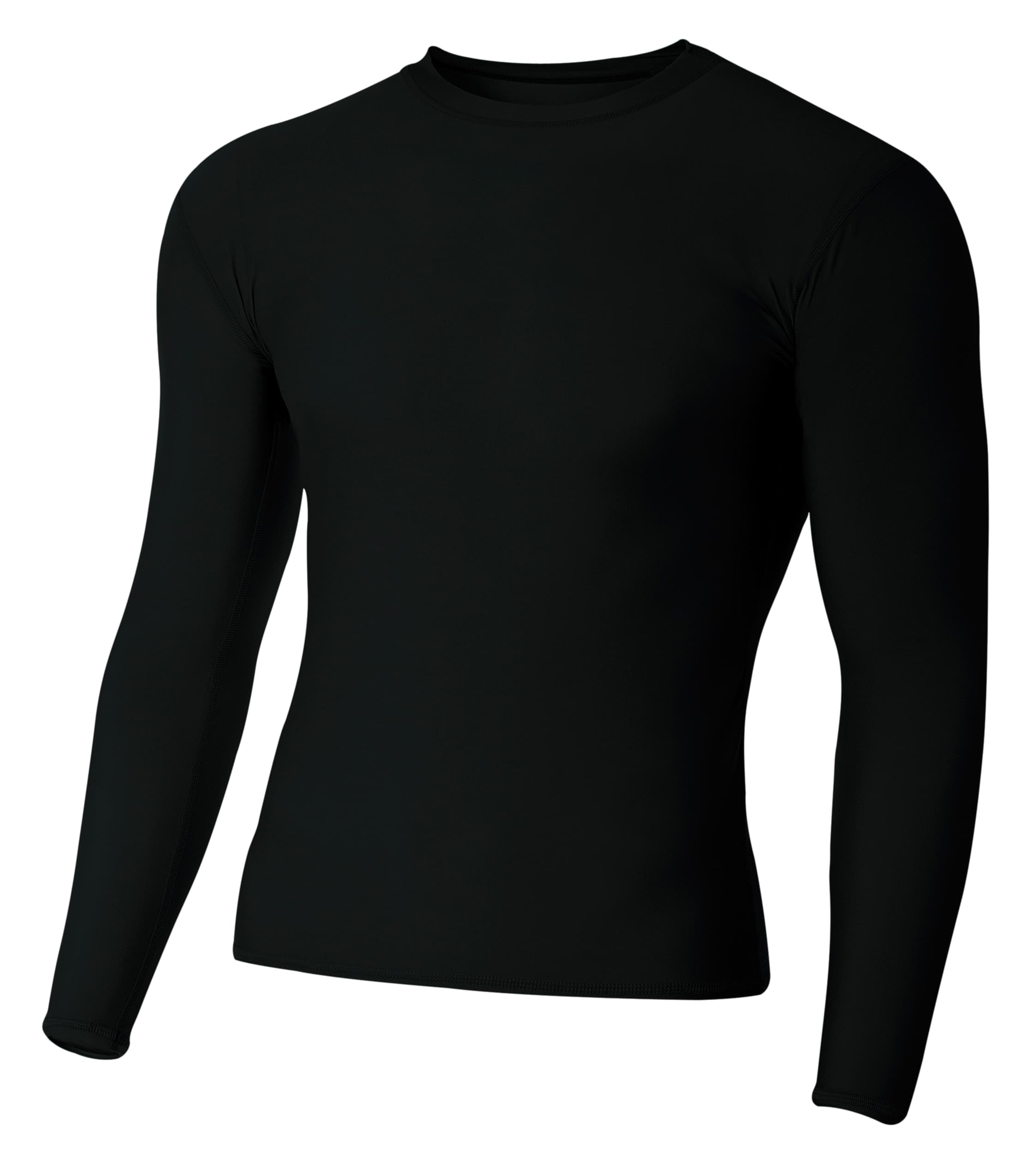 A4 Youth Long Sleeve Compression Crew