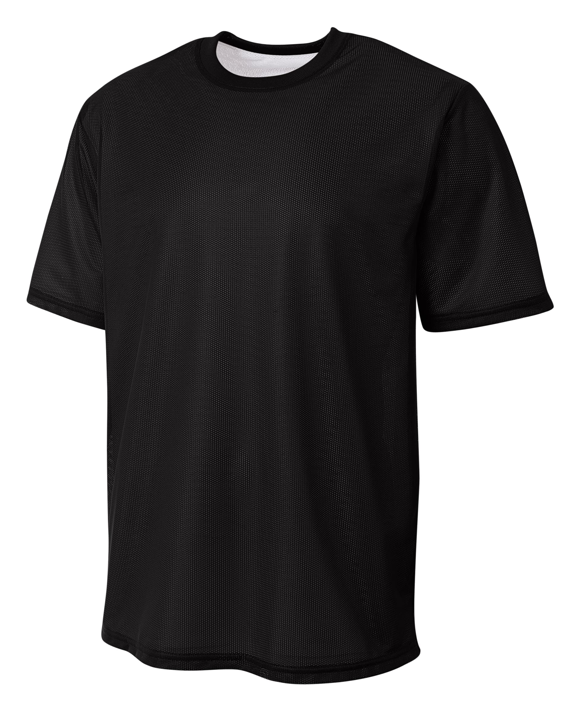 A4 Match Reversible Jersey — BLACK/WHITE