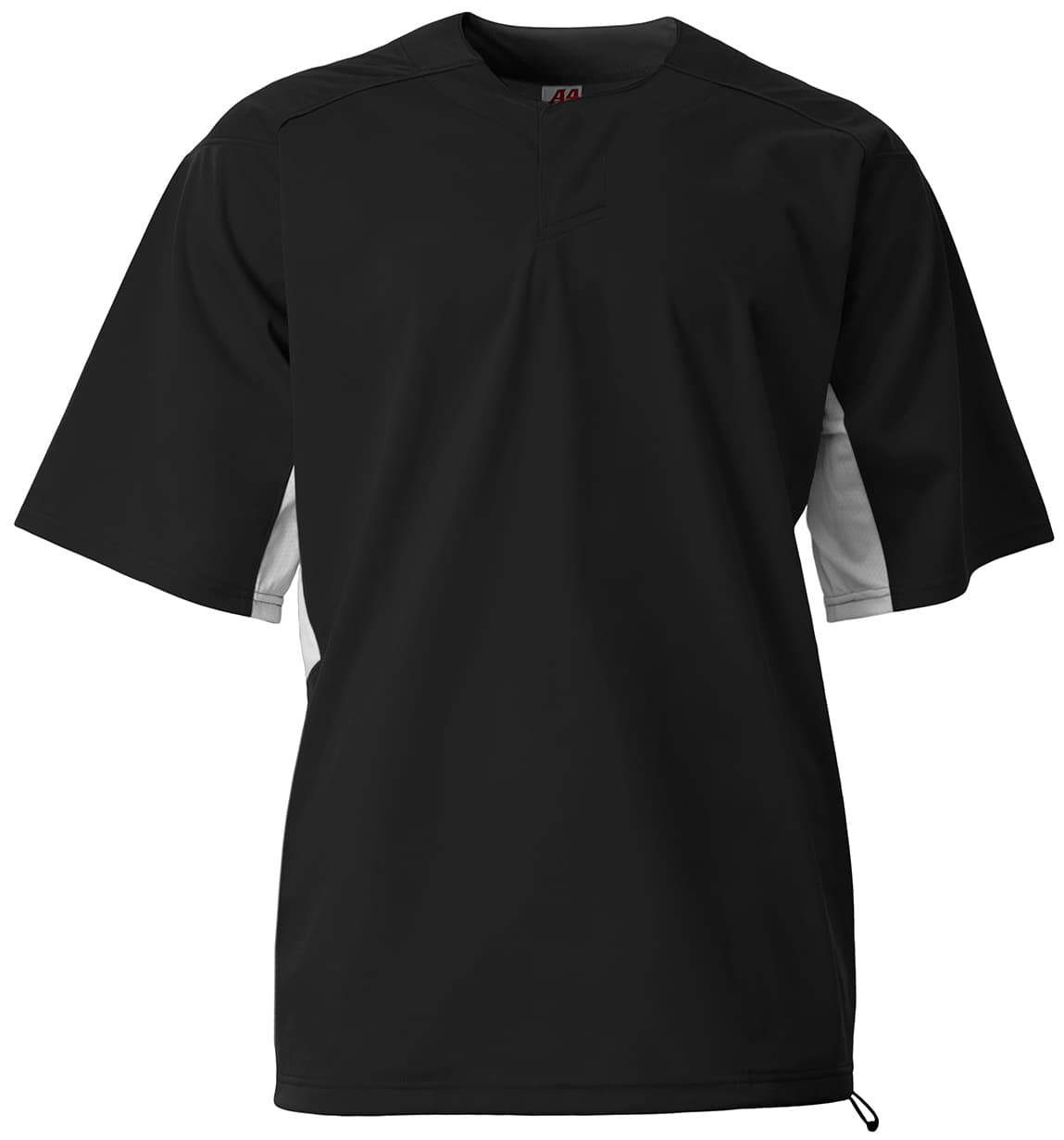 A4 Youth Pro DNA Batting Jacket — BLACK/WHITE