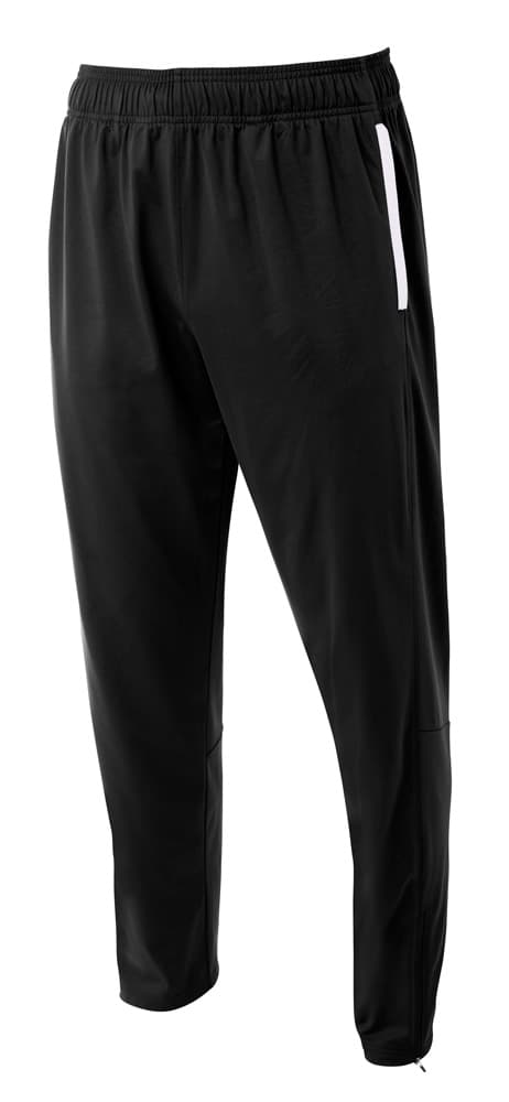 A4 Youth League Warm Up Pant — BLACK/WHITE
