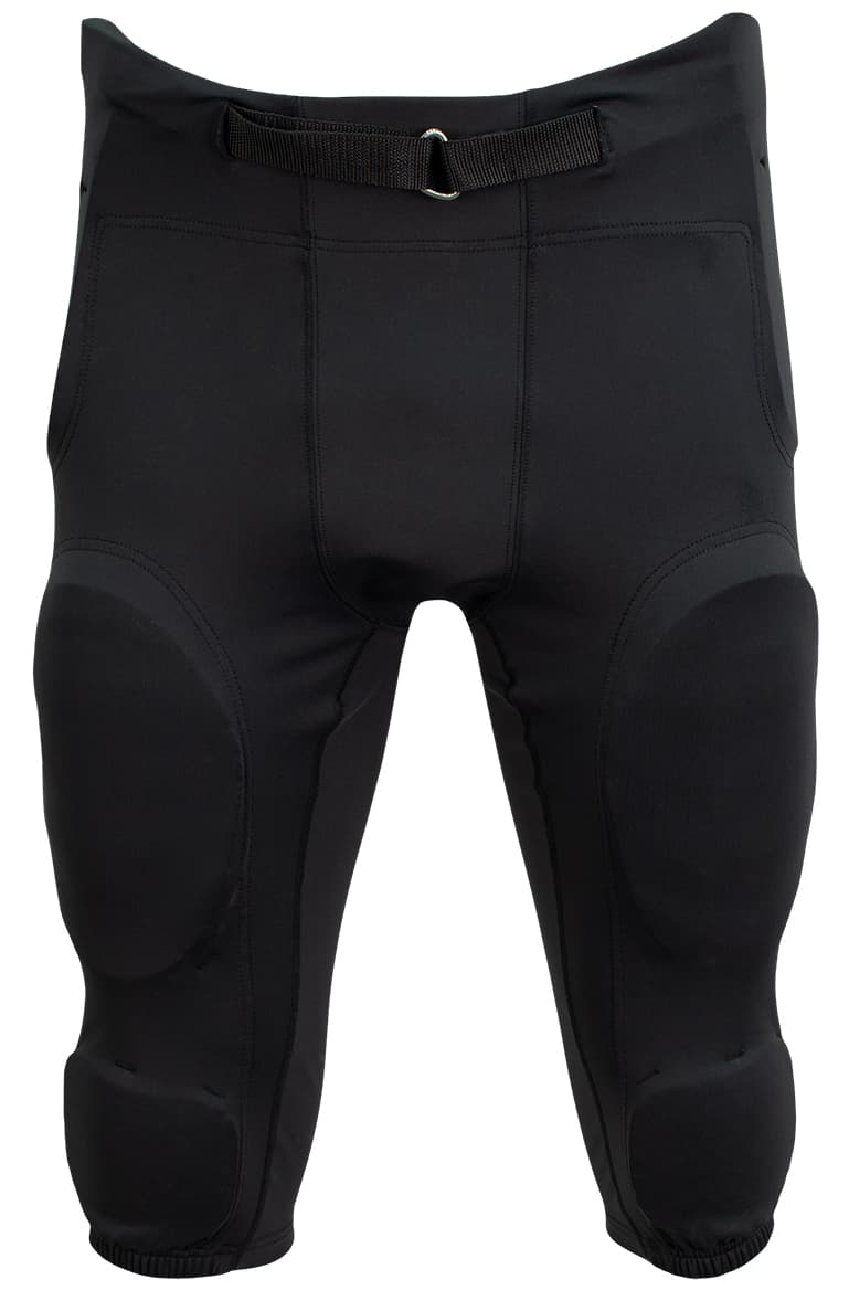 A4 Youth Integrated Football Pant — BLACK