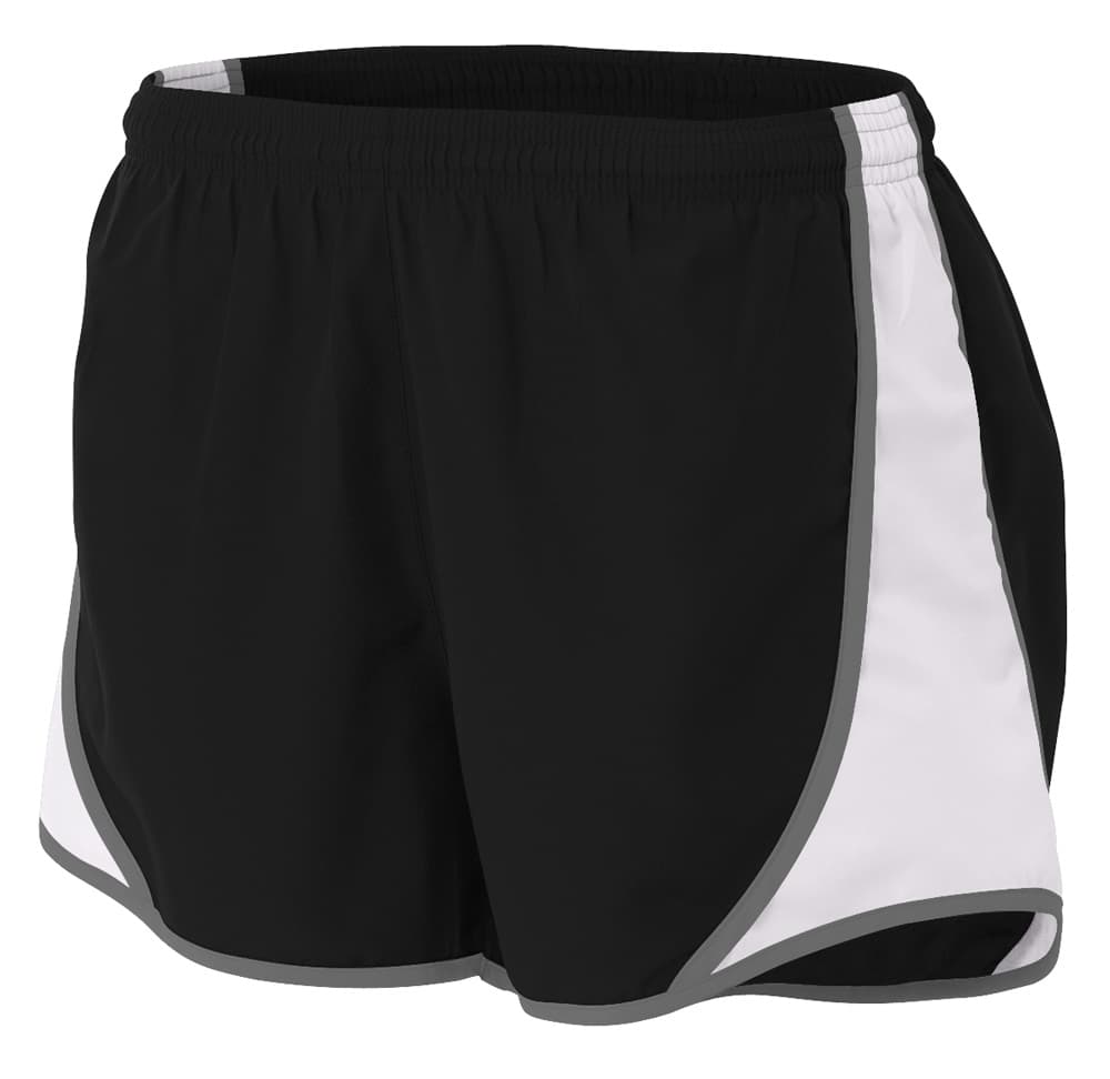 A4 3" Speed Short — BLACK/WHITE