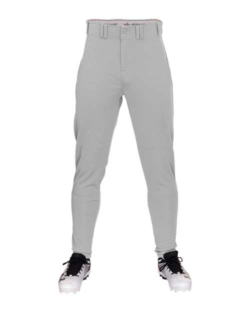 Unisex Crush Tapered Baseball Pants — Grey