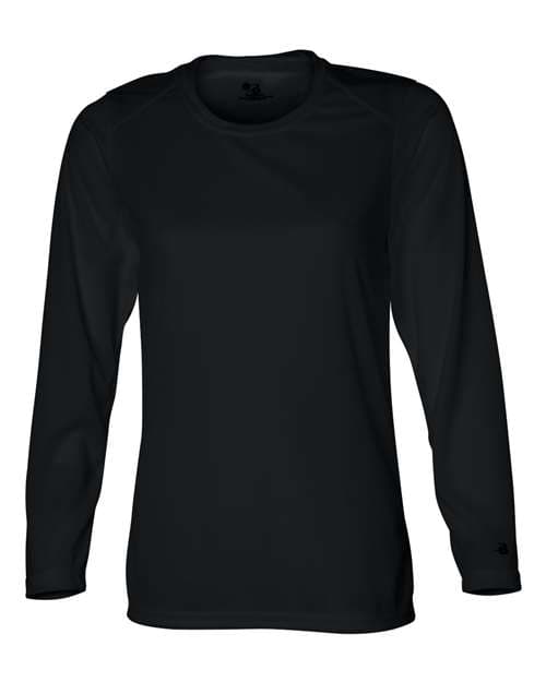 Women's B-Core Long Sleeve T-Shirt — Black