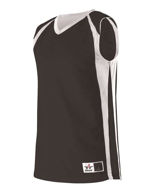 Men's Reversible Basketball Jersey — Black/ White
