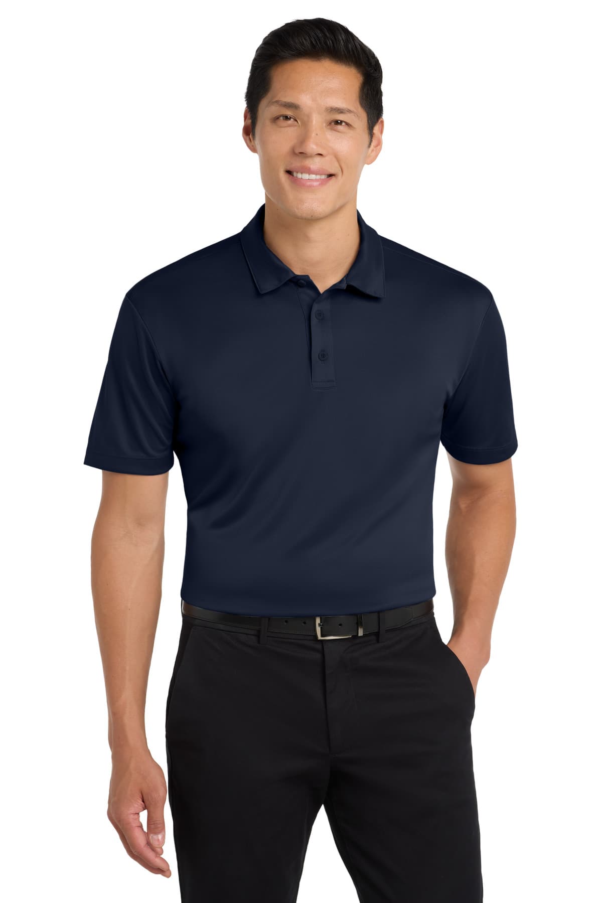Port Authority ® Tall Silk Touch Performance Polo — Navy
