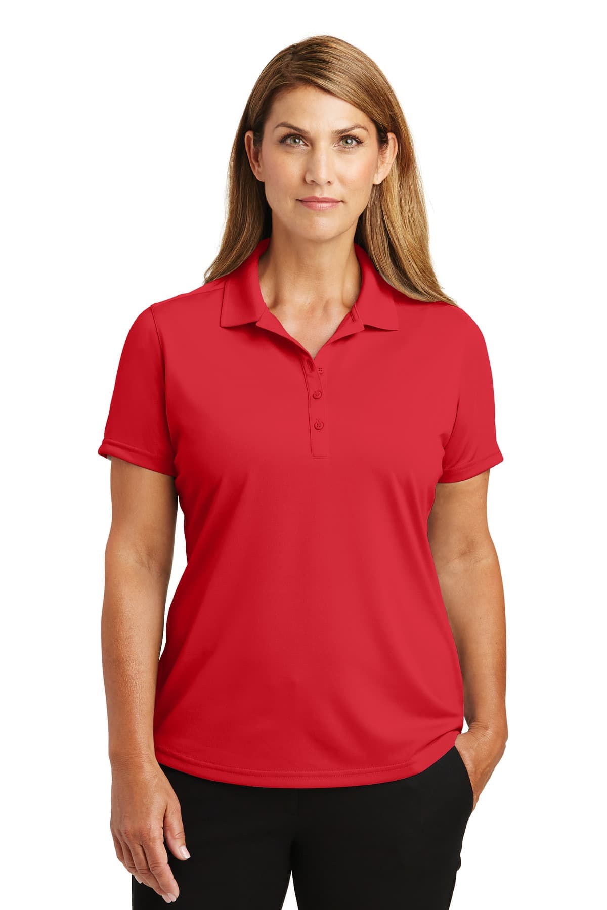 CornerStone ® Women's Select Lightweight Snag-Proof Polo — Red