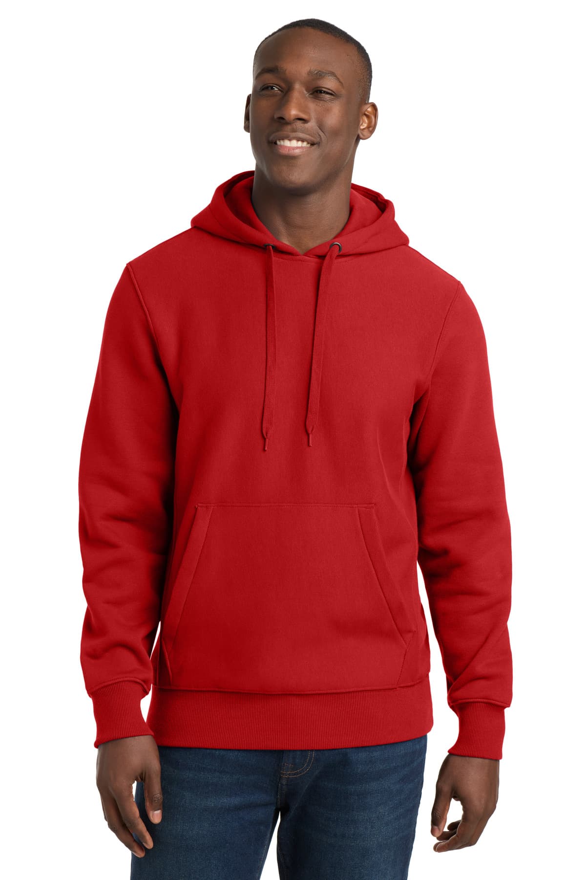 Sport-Tek ® Super Heavyweight Pullover Hooded Sweatshirt — Red