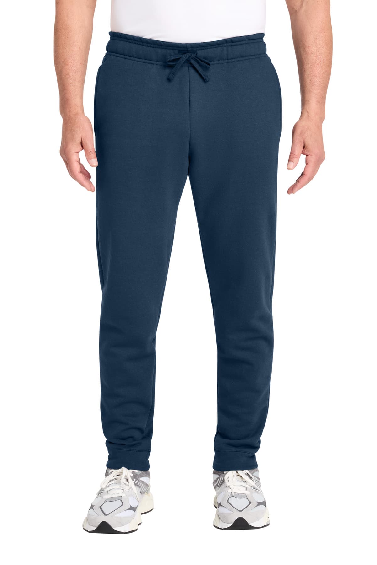 Port & Co Core Fleece Jogger — Navy